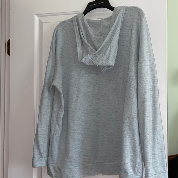 Sz 2X hooded sweatshirt top plus size long sleeve shirt - Picture 6 of 8